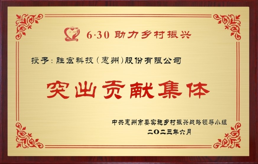 星耀国际官网科技荣获村落振兴“凸起贡献集体”奖